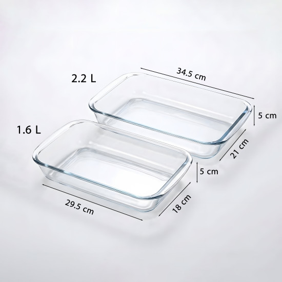 Pyrex Baking Dish Set - 2 Pcs